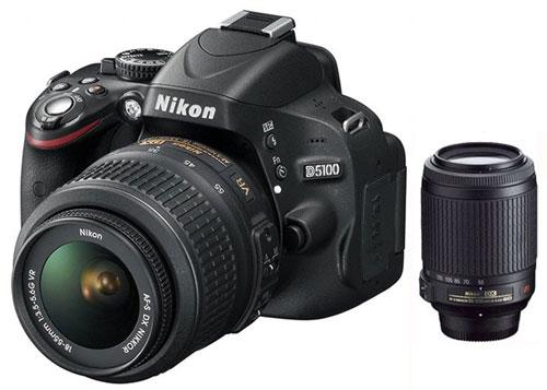 Nikon D5100 + 2 Obj. Nikon Af-S Dx Vr : 18 - 55 Mm F/3.5 - 5.6 G + 55 - 200 Mm F/4.0 - 5.6 If Ed